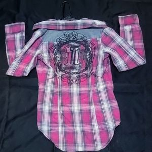 Women's Harley Davidson Button up. Sz X-Small
